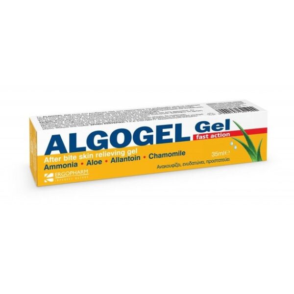 Algogel After Bite Skin Relieving Gel Fast Action Ενυδατικό Gel με Αμμωνία