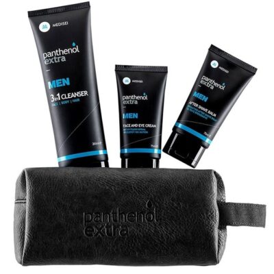 Medisei Panthenol Extra Promo Men Face&Eye Cream 75ml & After Shave Balm & 75ml & 3in1 Cleanser Face Body Hair 200ml & Νεσεσερ