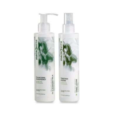 Macrovita Πακέτο Προσφοράς Cleansing Milk with Olive Oil & Calendula 200ml & Δώρο Tonic Lotion with Olive Oil & Calendula 200ml