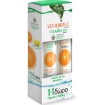 Power Health Power of Nature Πακέτο Προσφοράς Vitamin C & Vitamin D3 Stevia 20Effer.Tabs & 24Effer.Tabs 1+1 Δώρο