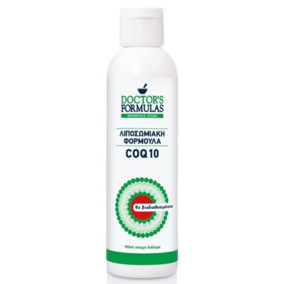 Doctor's Formulas Λιποσωμιακή Φόρμουλα COQ 10 Συμπλήρωμα Διατροφής για την Καλή Λειτουργία του Οργανισμού 180ml