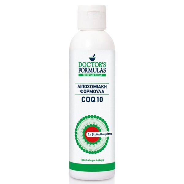 Doctor's Formulas Λιποσωμιακή Φόρμουλα COQ 10 Συμπλήρωμα Διατροφής για την Καλή Λειτουργία του Οργανισμού 180ml