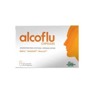 Elpen Alcoflu Συμπλήρωμα Διατροφής για την Προστασία των Κυττάρων από Οξειδωτικό Στρες & την Ενίσχυση του Ανοσοποιητικού 20 caps