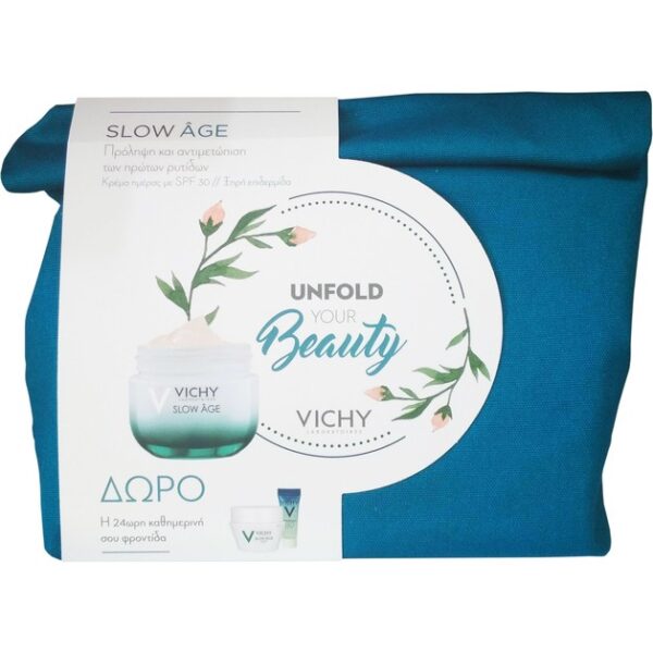 Vichy Πακέτο Προσφοράς Slow Age Cream Balm Spf30 για Ξηρή Επιδερμίδα 50ml & Δώρο Slow Age Night 15ml