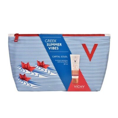 Vichy Capital Soleil Anti-Ageing Spf50 Αντηλιακή Κρέμα Προσώπου Υψηλής Προστασίας Κατά των Ρυτίδων & της Φωτογήρανσης 50ml