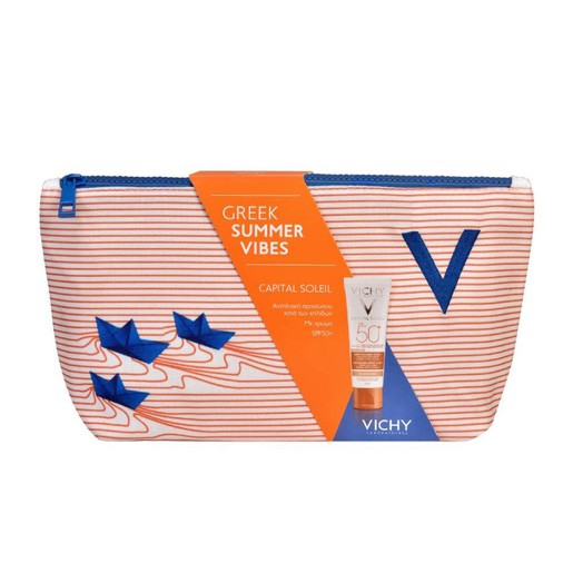 Vichy Capital Soleil Anti-Dark Spots Tinted Spf50+ Αντηλιακή Κρέμα Προσώπου Πολύ Υψηλής Προστασίας Κατά των Πανάδων με Χρώμα 50m