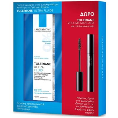 La Roche Posay Promo Toleriane Ultra Fluide 40ml & Toleriane Mascara Volume 4
