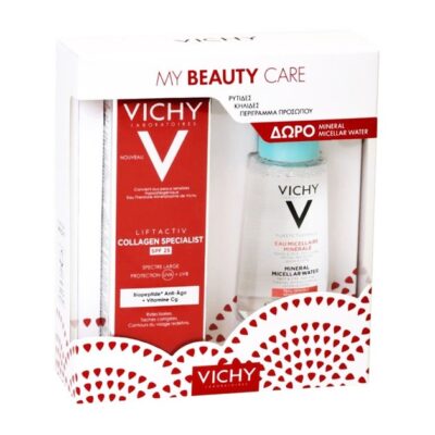 Vichy Promo Liftactiv Collagen Specialist Spf25 Αντιγηραντική Κρέμα Προσώπου 50ml & Mineral Micellar Water 100ml