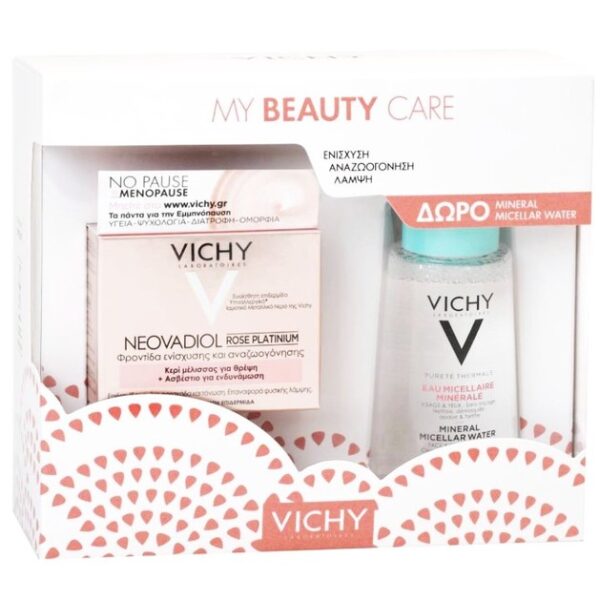 Vichy Promo My Beauty Care Neovadiol Rose Platinum 50ml & Mineral Micellar Water για Ευαίσθητες Επιδερμίδες 100ml