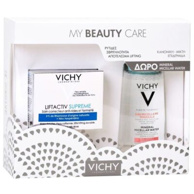 Vichy Promo Liftactiv Supreme για Κανονικές Μικτές Επιδερμίδες 50ml & Mineral Micellar Water για Ευαίσθητες Επιδερμίδες 100ml