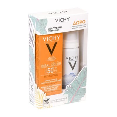 Vichy Πακέτο Προσφοράς Ideal Soleil Velvety Creme Spf50+