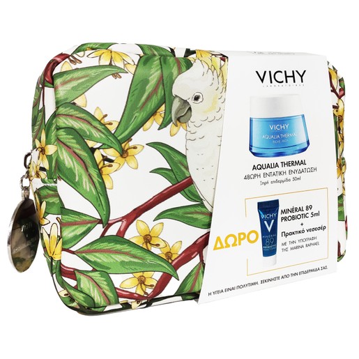 Vichy Πακέτο Προσφοράς Aqualia Thermal Rich Rehydrating Day Cream 50ml & Δώρο Mineral 89 Probiotic 5ml & Νεσεσέρ Marina Raphael