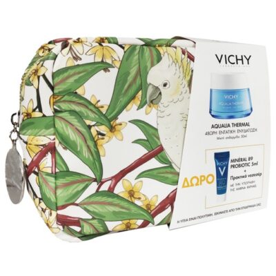 Vichy Πακέτο Προσφοράς Aqualia Thermal Day Cream-Gel Rehydrating 50ml & Δώρο Mineral 89 Probiotic 5ml & Νεσεσέρ Marina Raphael
