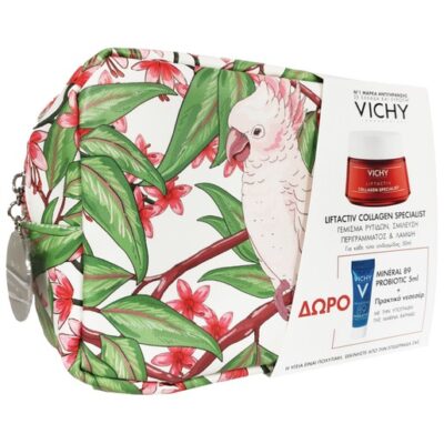Vichy Πακέτο Προσφοράς Liftactiv Specialist Collagen 50ml & Δώρο Mineral 89 Probiotic 5ml & Πρακτικό Νεσεσέρ Marina Raphael