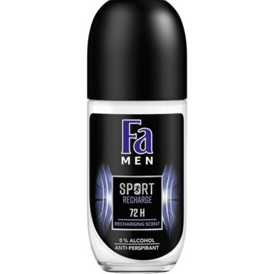 Fa Men Roll-On Sport Recharge Ανδρικό Αποσμητικό για Προστασία Ακόμα & σε Περιόδους Άγχους & Έντονης Δραστηριότητας 50ml
