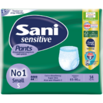 Sani Sensitive Pants Small No.1 Ελαστικό Εσώρουχο Ακράτειας 14τεμάχια