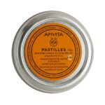 Apivita Pastilles Propolis & Licorice Παστίλιες Πρόπολη & Γλυκόριζα Μαλακώνουν τον Πονεμένο Λαιμό & Καταπραΰνουν το Βήχα 45gr