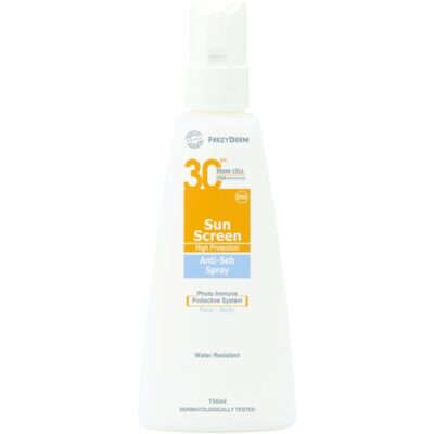 Frezyderm Sun Screen Anti-Seb Spray Spf30 150ml