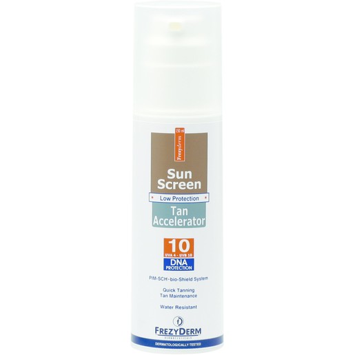 Frezyderm Sun Screen Spf10 Tan Accelerator 150ml