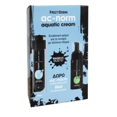 Frezyderm Promo Ac-Norm Aquatic Cream 50ml & Δώρο Ac-Norm Active Foam Plus 80ml