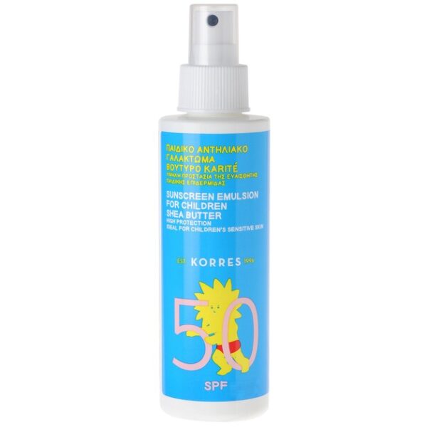 Korres Sunscreen Emulsion for Children Shea Butter Spf50 150ml