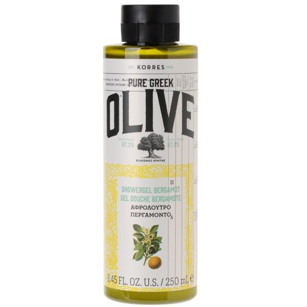 Korres Pure Greek Olive Showergel Bergamot 250ml