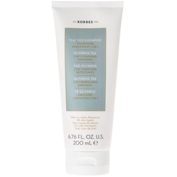 Korres Olympus Tea 3 In 1 Cleansing Emulsion 200ml