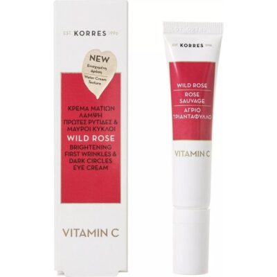 Korres Wild Rose Eye Cream With Vitamin C Κρέμα Ματιών Άγριο Τραντάφυλλο