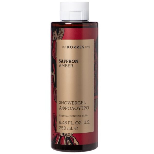 Korres Saffron Amber Showergel Αφρόλουτρο με Γλυκές