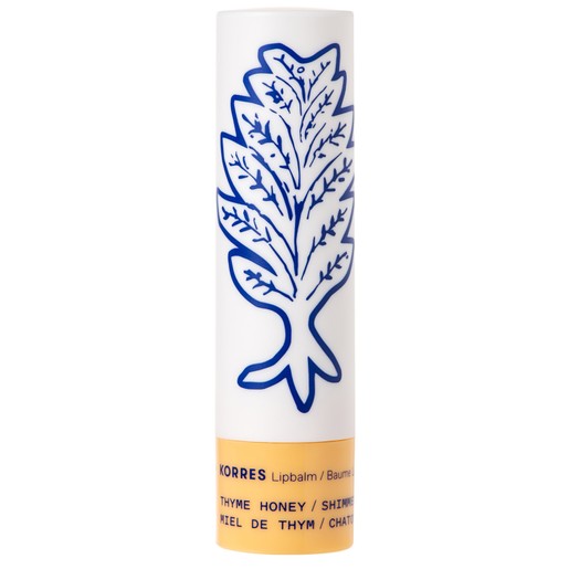 Korres Lip Balm Thyme Honey Shimmery Εντατική Ενυδατική Φροντίδα για τα Χείλη με Μέλι για Υγιή & Λαμπερή Όψη 4.5g