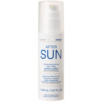 Korres Cooling After Sun Gel Face & Body With Real Edible Yoghurt 150ml