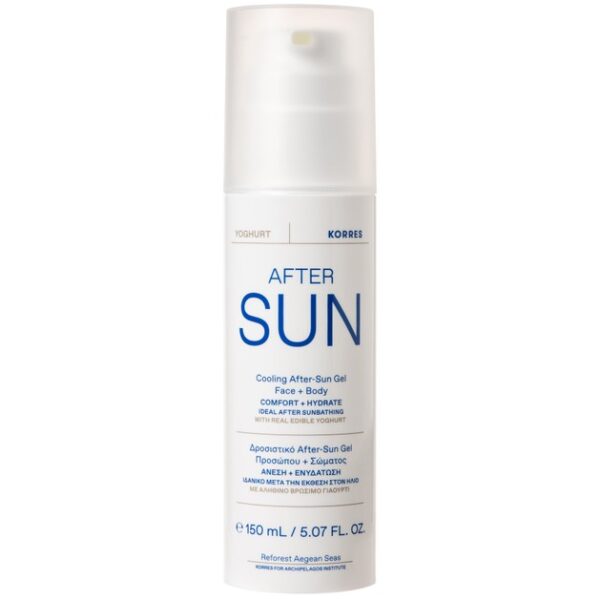 Korres Cooling After Sun Gel Face & Body With Real Edible Yoghurt 150ml