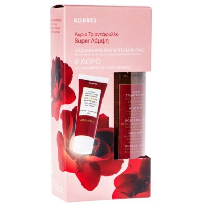 Korres Πακέτο Προσφοράς Wild Rose Makeup Melter Cleansing Oil 150ml &Δώρο Wild Rose Face Cream Κανονικές/Μικτές Επιδερμίδες 16ml