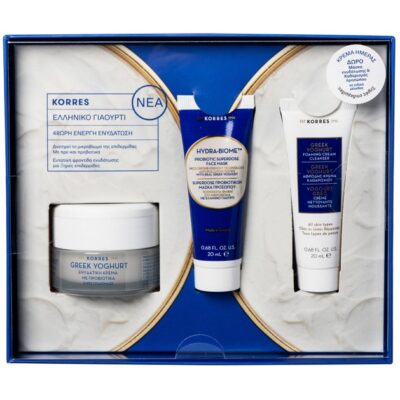 Korres Promo Greek Yoghurt Cream Ξηρές Επιδερμίδες 40ml & Δώρο Hydra-Biome Probiotic Mask 20ml