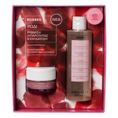 Korres Promo Pomegranate Gel Cream Κρέμα για Λιπαρές & Μικτές Επιδερμίδες 40ml & Δώρο Pomegranate Pore Refining Toner 200ml