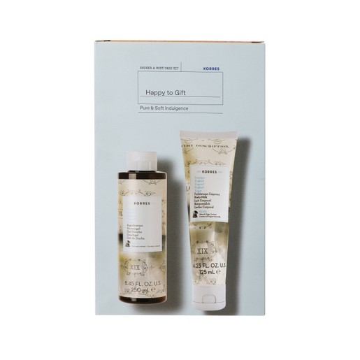 Korres Promo Pure & Soft Indulgence Yoghurt Showergel 250ml & Yoghurt Body Milk 125ml σε Ειδική Τιμή
