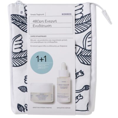 Korres Greek Yoghurt Promo Comforting Probiotic Serum 30ml & Comforting Probiotic Moisturiser Cream Intense 40ml σε Ειδική Τιμή
