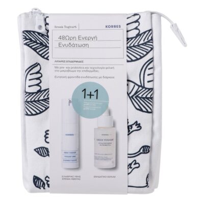 Korres Greek Yoghurt Promo Comforting Probiotic Serum 30ml & 48h Moisture Pro Day Cream-Gel Oily Skin 30ml σε Ειδική Τιμή