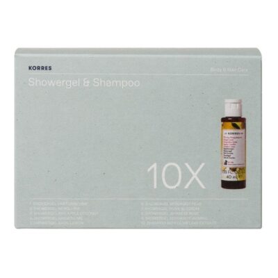 Korres Πακέτο Προσφοράς The Best-Of Showergels Collection Αρωματικά Αφρόλουτρα Travel Size 10x40ml σε Ειδική Τιμή