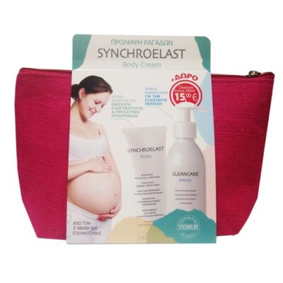 Synchroelast Body Moisturising Cream Κρέμα Πρόληψης Ραγάδων 200ml & Δώρο Cleancare Intimo Καθαριστικό Ευαίσθητης Περιοχής 200ml