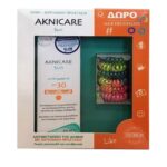 Synchroline PROMO Aknicare Sun SPF30 Αντηλιακή Κρέμα 50ml & ΔΩΡΟ Hair Ties Dessata Λαστιχάκια σε Διάφορα Χρώματα