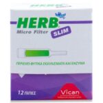 Vican Herb Micro Filter για Slim Τσιγάρο 12τμχ