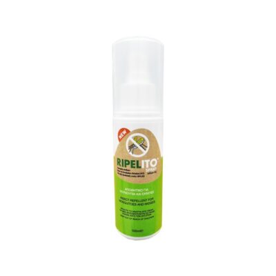 Ripelito Spray Εντομοαπωθητικό που Απωθεί Αποτελεσματικά Κουνούπια Μύγες και Σκνίπες 100ml