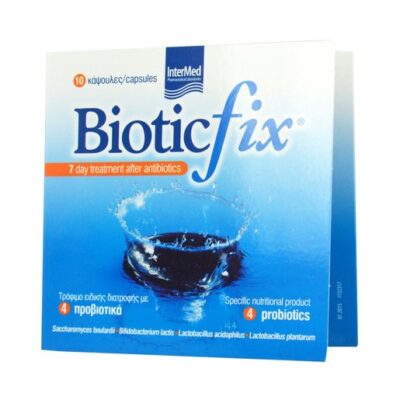 Intermed Biotic Fix Συμπλήρωμα Διατροφής με 4 Προβιοτικά 10 caps