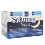 Intermed Solumag Night Συμπλήρωμα Διατροφής Μαγνησίου & Μελατονίνης που Βοηθά να Μειωθεί ο Χρόνος Έλευσης του Ύπνου 15vialx10ml