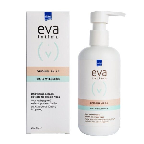 Intermed Eva Intima Original pH3.5 Daily Wellness Καθημερινός Καθαρισμός Ευαίσθητης Περιοχής 250ml