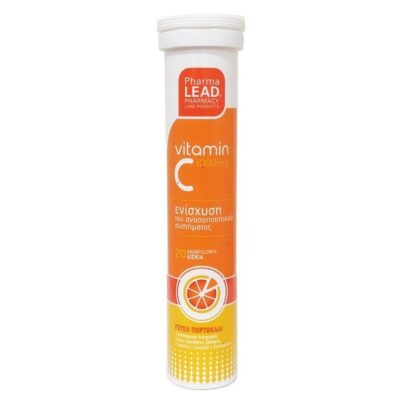 Pharmalead Βιταμίνη C 1000mg για Ενίσχυση του Ανοσοποιητικού Συστήματος 20 Αναβρ. Δισκία