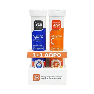 PharmaLead Hydro+ 20 Αναβρ. Δισκία + Δώρο Βιταμίνη C 550mg 20 Αναβρ. Δισκία