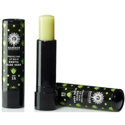Garden of Panthenols Protecting Lip Balm Exotic Aloe Vera Spf15 Φροντίδα Χειλιών & Αντηλιακή Προστασία με Γεύση Aloe Vera 5.20g