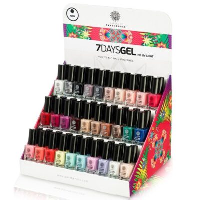 Garden Of Panthenols 7 Days Gel Nail Color No UV Light Ημιμόνιμο Βερνίκι-Gel Πολύ Μεγάλης Διάρκειας 12ml